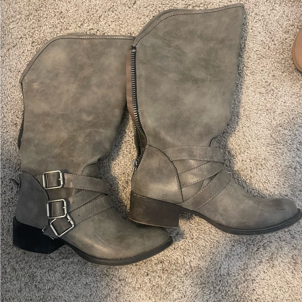 Boots - Madden Girl size 7.5. Like new. Worn a few times.  Faux leather.